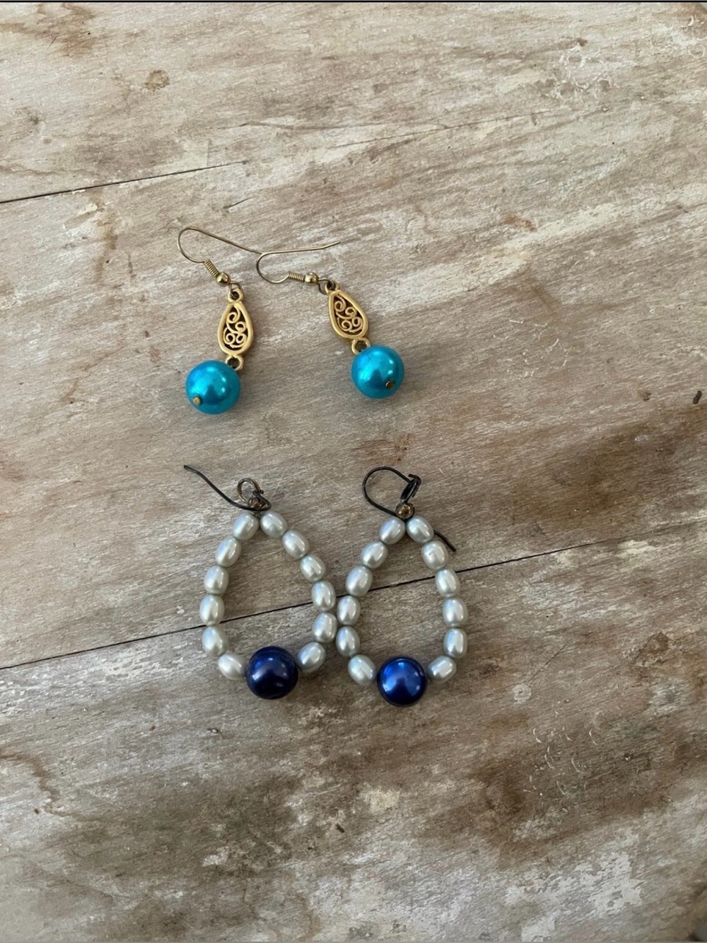 Pearl earrings